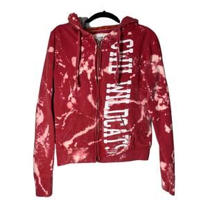 CWU Central Washington University Full Zip Hoodie Sweatshirt Womens Medium My U